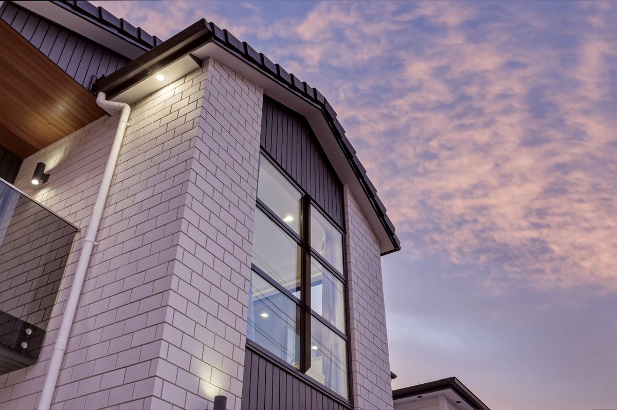 Roofline Gable against sky